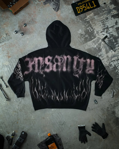 GHOST ZIP-UP HOODIE