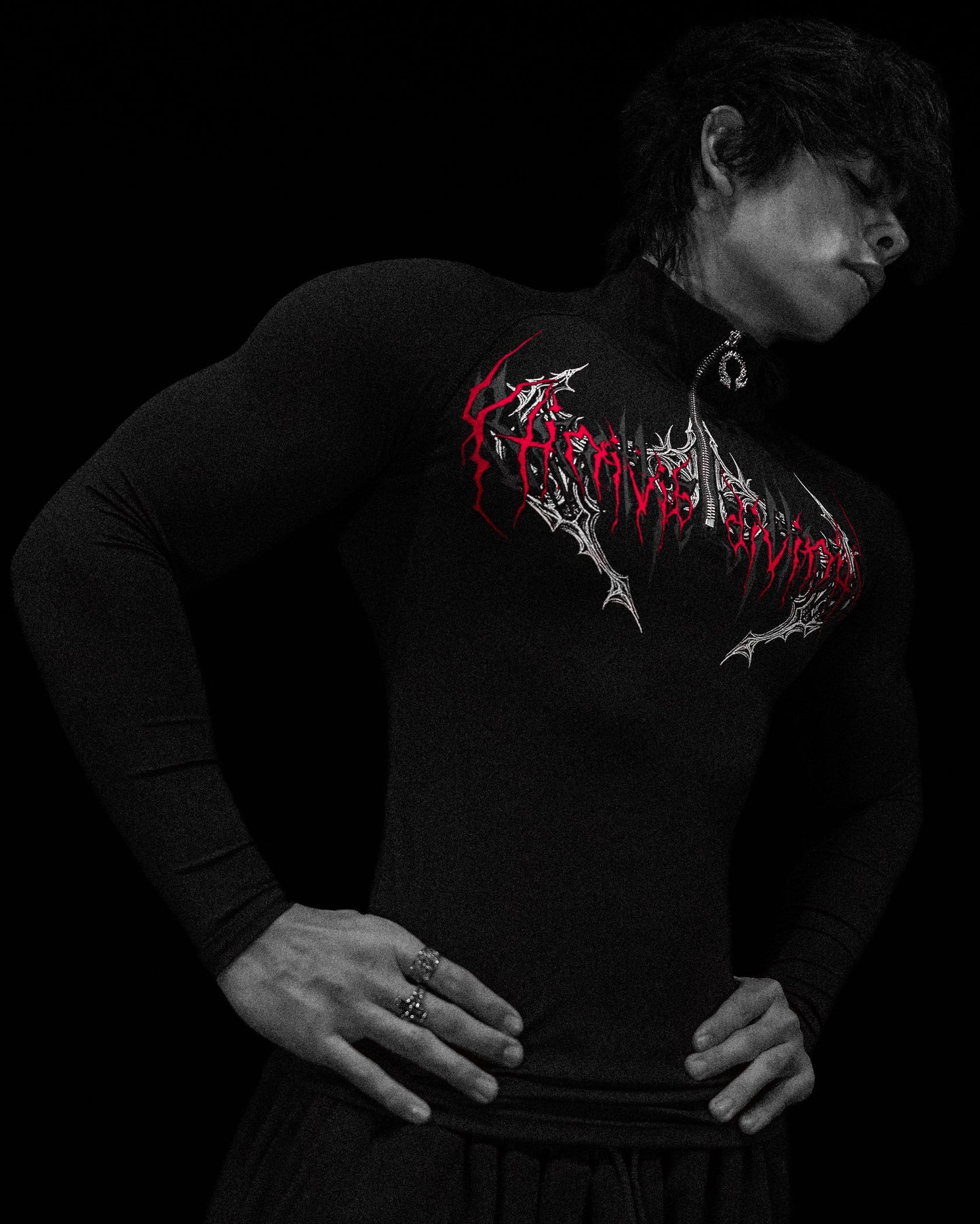 VOID TECH™ DEATHWING LONGSLEEVE QUARTER ZIP COMPRESSION