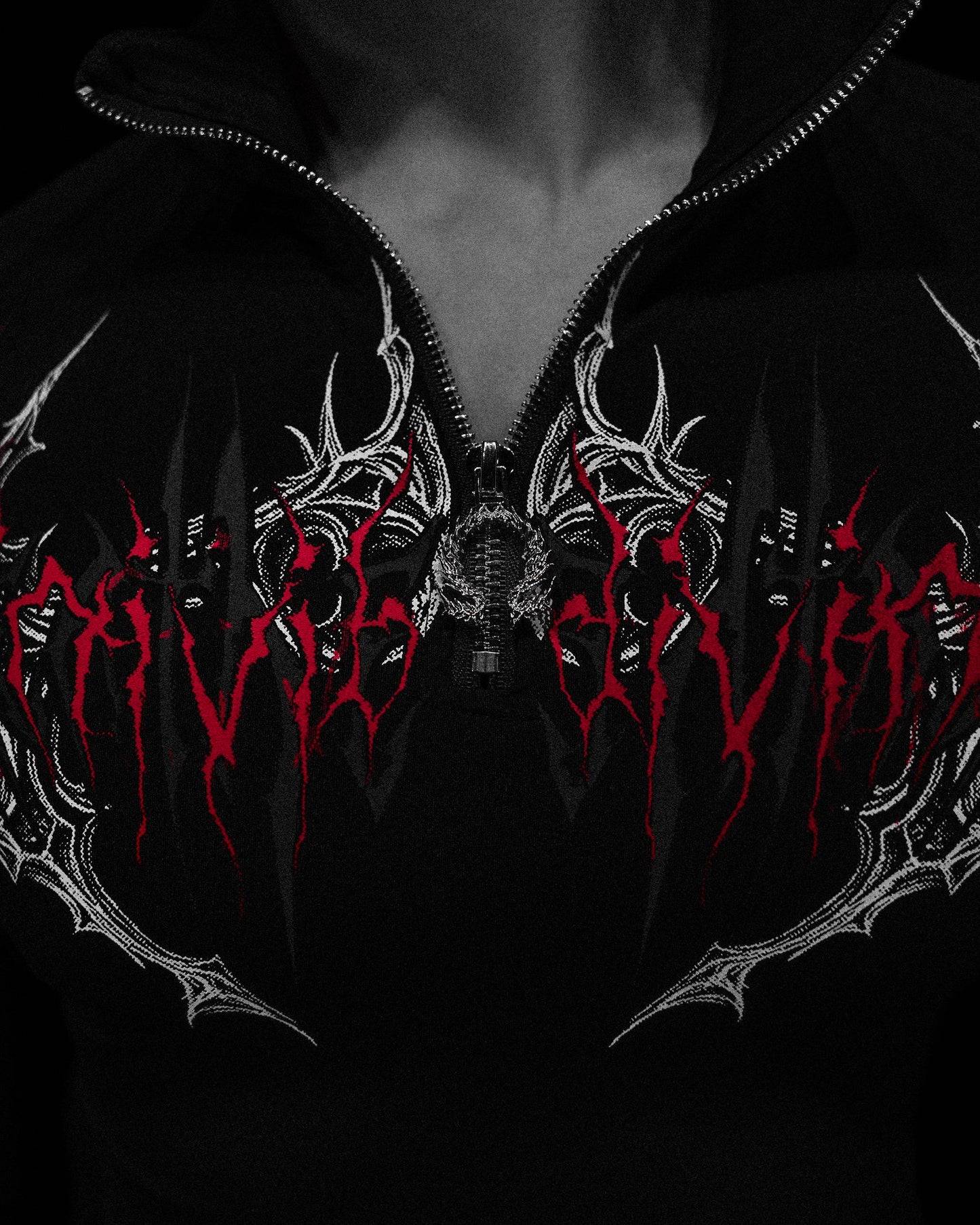 VOID TECH™ DEATHWING LONGSLEEVE QUARTER ZIP COMPRESSION