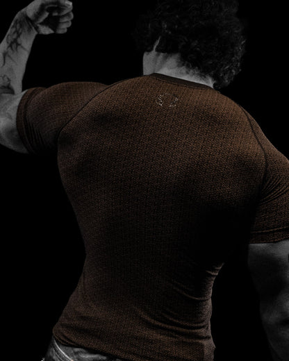 DOOM TECH™ ARMORED VENOM TEXTURE SHORT SLEEVE COMPRESSION (AUG)