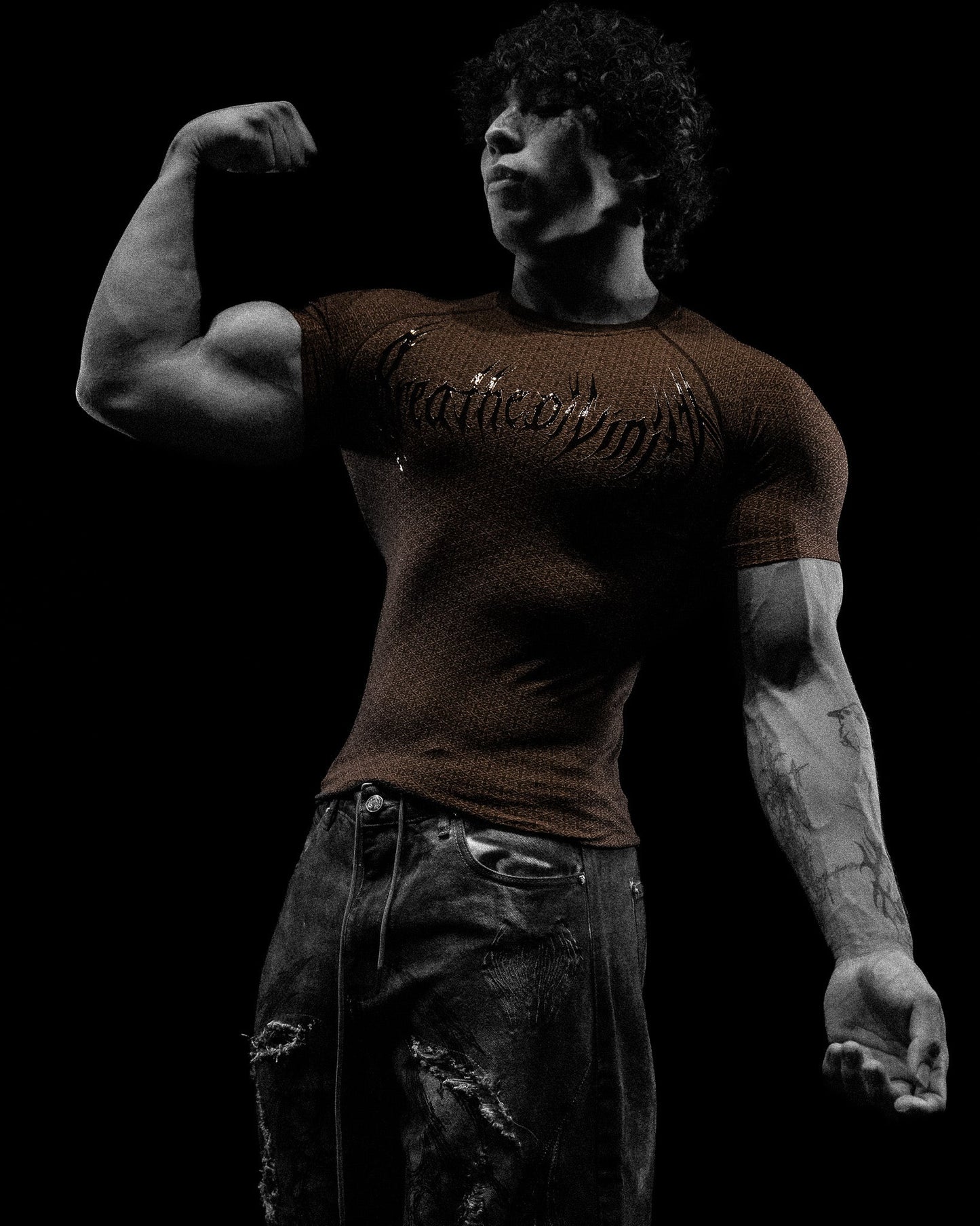 DOOM TECH™ ARMORED VENOM TEXTURE SHORT SLEEVE COMPRESSION (AUG)
