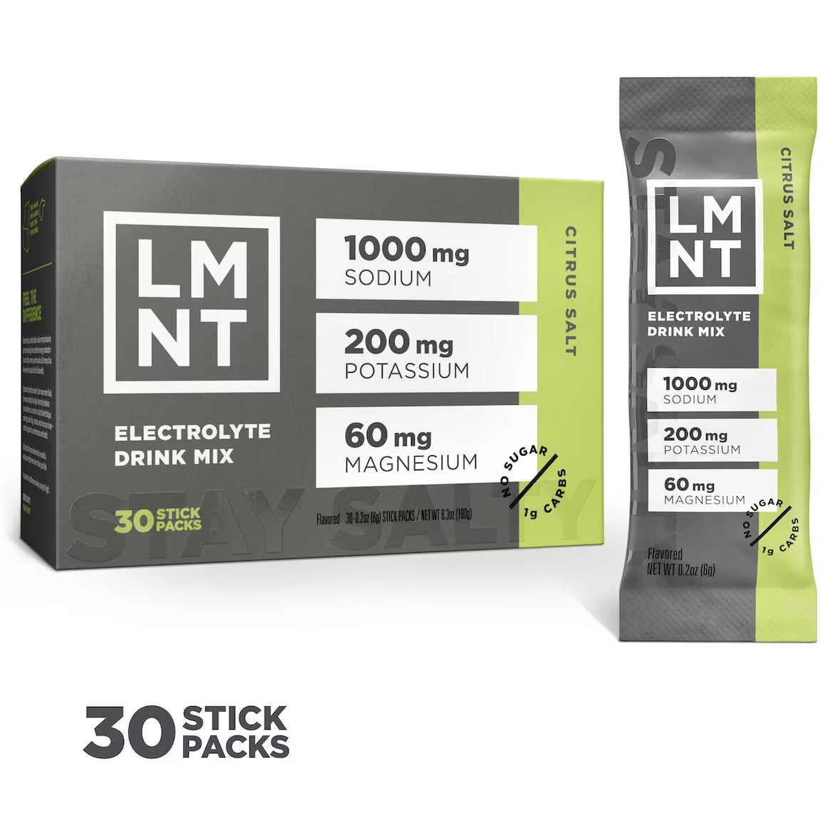 LMNT ZERO-SUGAR ELECTROLYTES 30 SERV