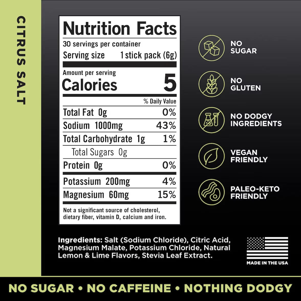 LMNT ZERO-SUGAR ELECTROLYTES 30 SERV