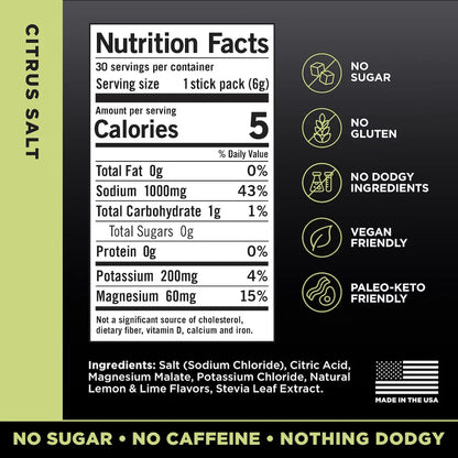 LMNT ZERO-SUGAR ELECTROLYTES 30 SERV