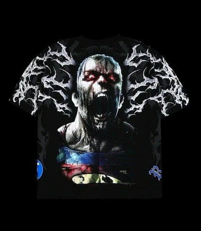 ROSES BLEED RED ZOMBIE JUSTICE LEAGUE BOX SET OVERSIZED TEES