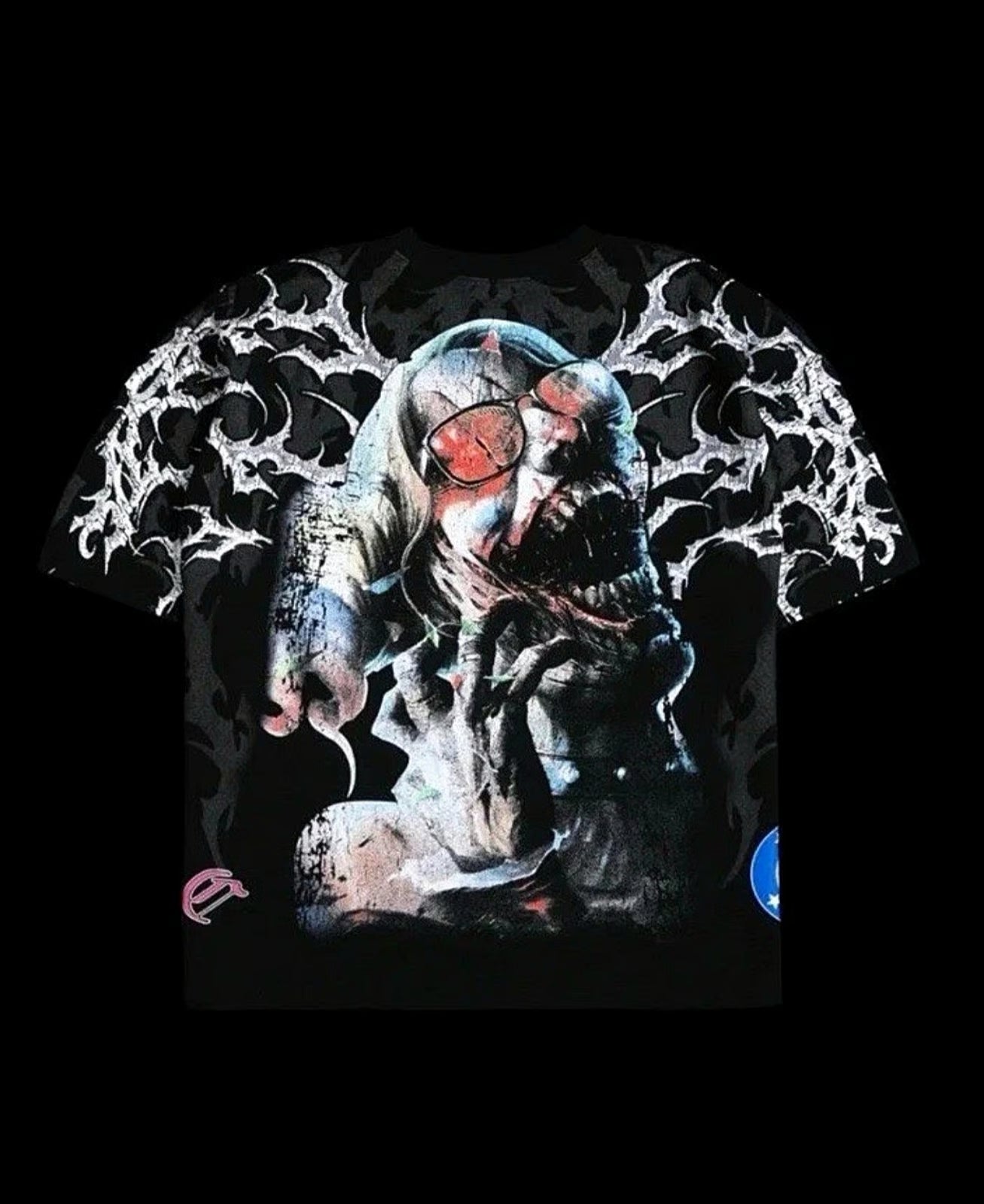 ROSES BLEED RED ZOMBIE JUSTICE LEAGUE BOX SET OVERSIZED TEES