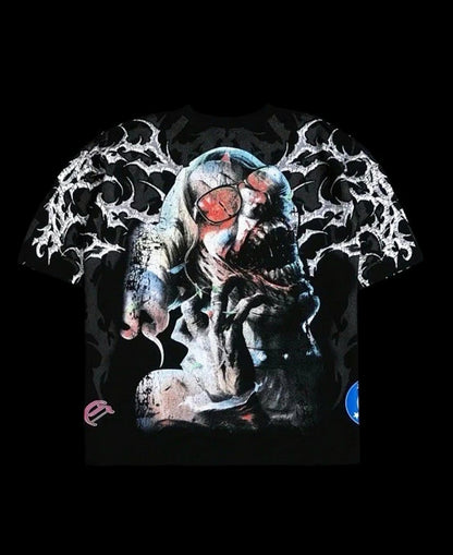 ROSES BLEED RED ZOMBIE JUSTICE LEAGUE BOX SET OVERSIZED TEES