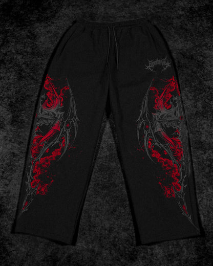 EXECUTIONER BANANA SHAPE UNCUFFED SWEATPANTS