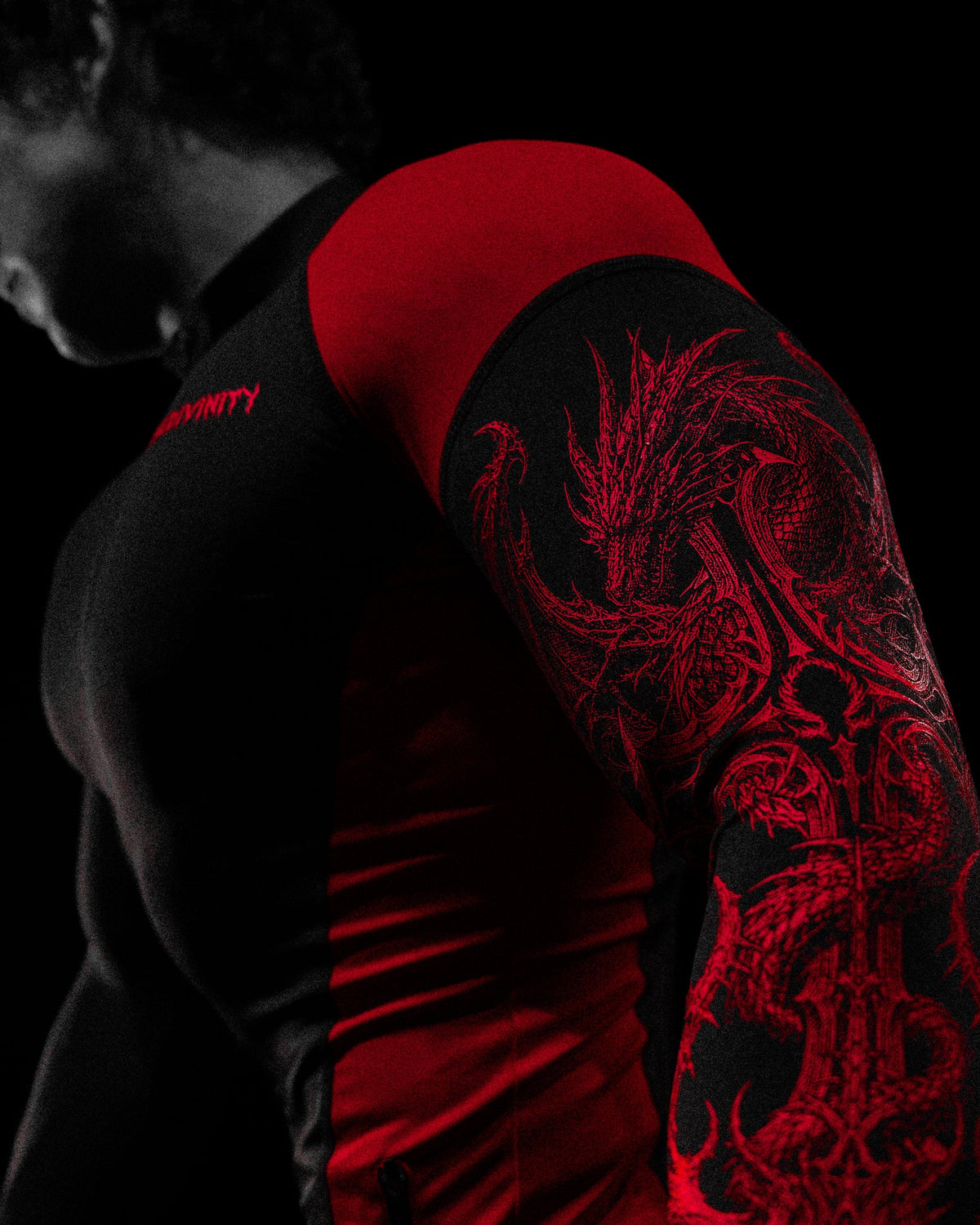 VOID TECH™ BLOOD WYVERN FULL-ZIP LONGSLEEVE COMPRESSION