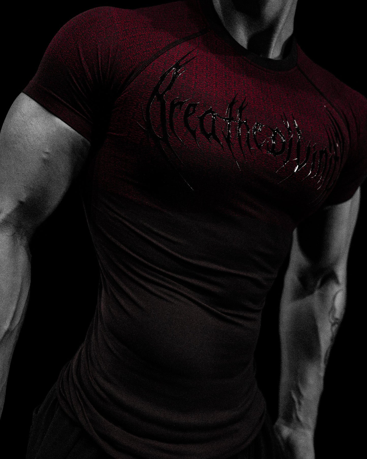 DOOM TECH™ ARMORED VENOM TEXTURE SHORT SLEEVE COMPRESSION (AUG)