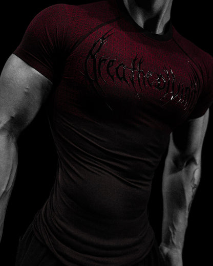 DOOM TECH™ ARMORED VENOM TEXTURE SHORT SLEEVE COMPRESSION (AUG)