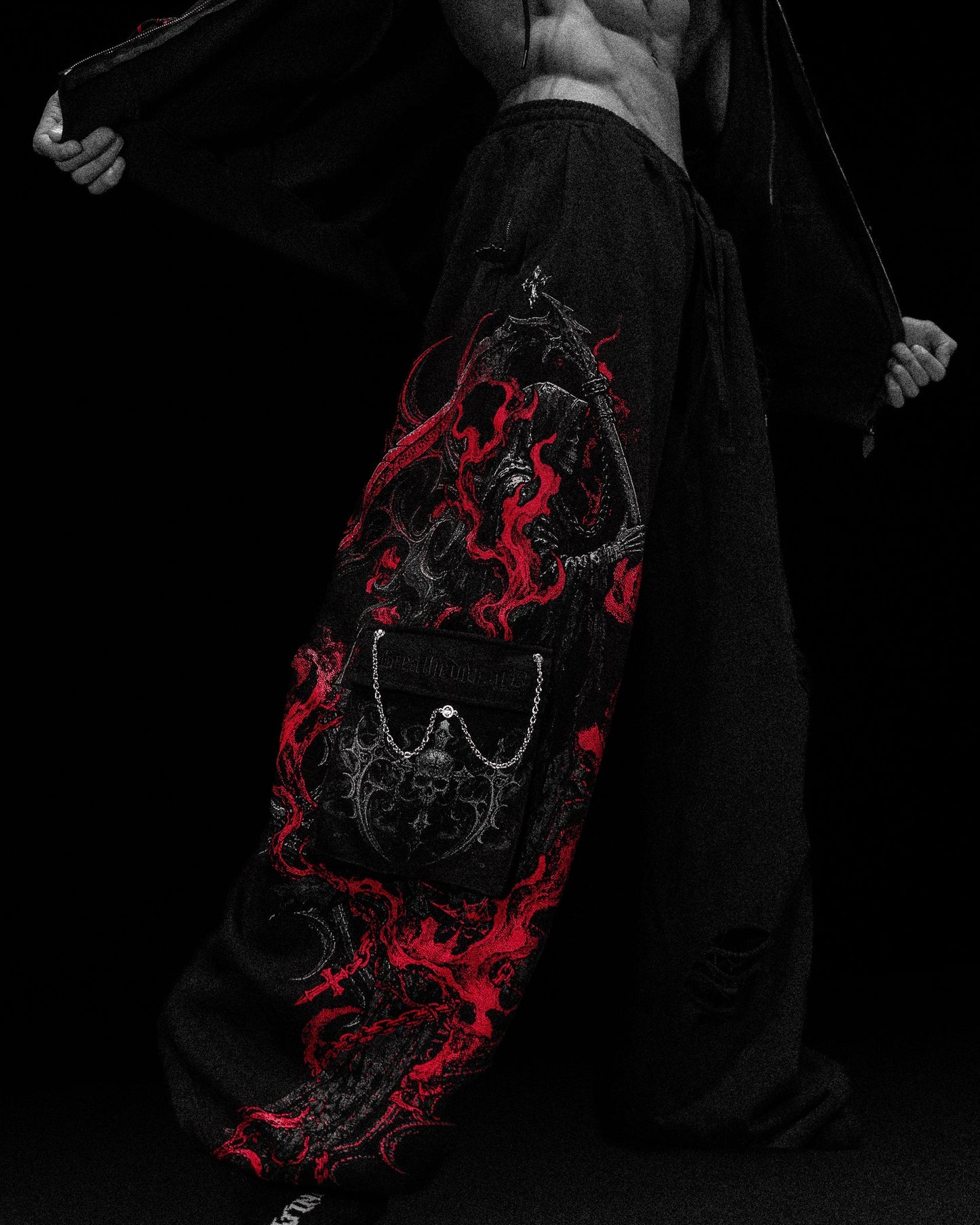 DEATHWISH LUXURY TARNISHED UNCUFFED CARGOS