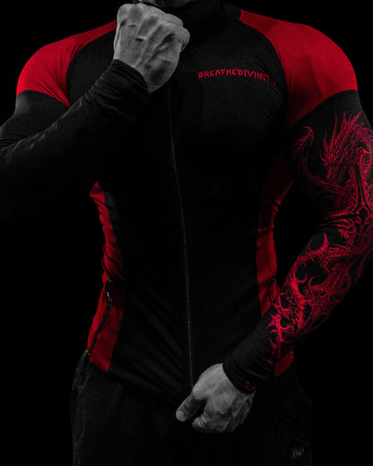 VOID TECH™ BLOOD WYVERN FULL-ZIP LONGSLEEVE COMPRESSION