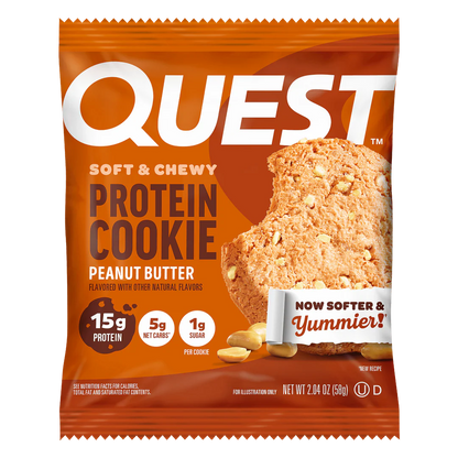 QUEST PROTEIN CHEWY COOKIES 4 PACK