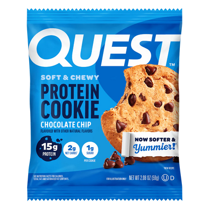 QUEST PROTEIN CHEWY COOKIES 4 PACK