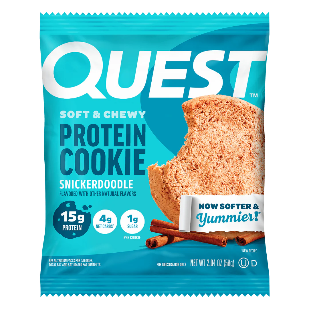 QUEST PROTEIN CHEWY COOKIES 4 PACK