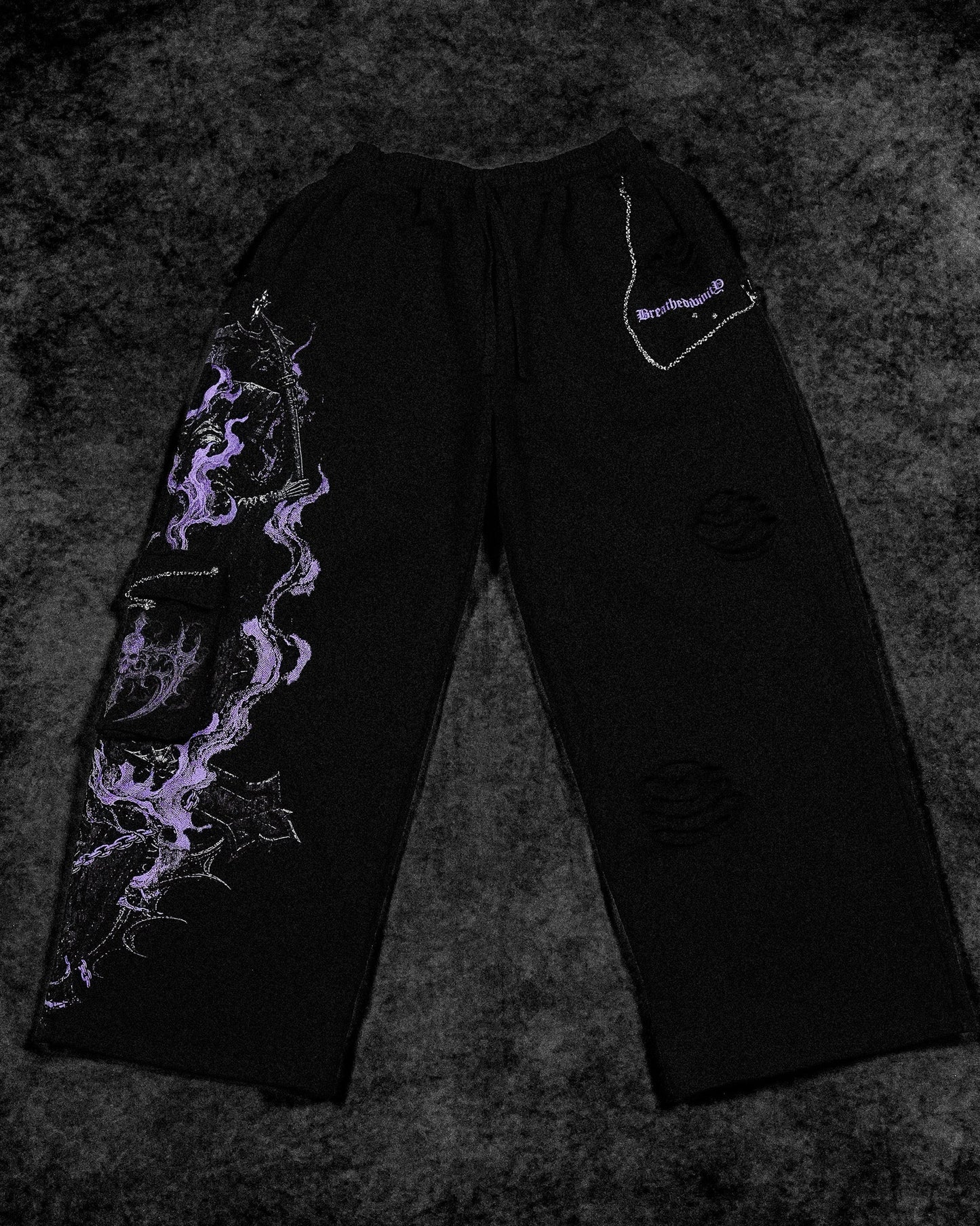 DEATHWISH LUXURY TARNISHED UNCUFFED CARGOS