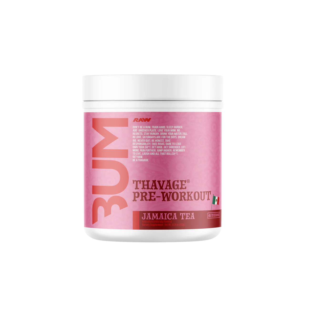 CBUM THAVAGE PRE 40 SERV