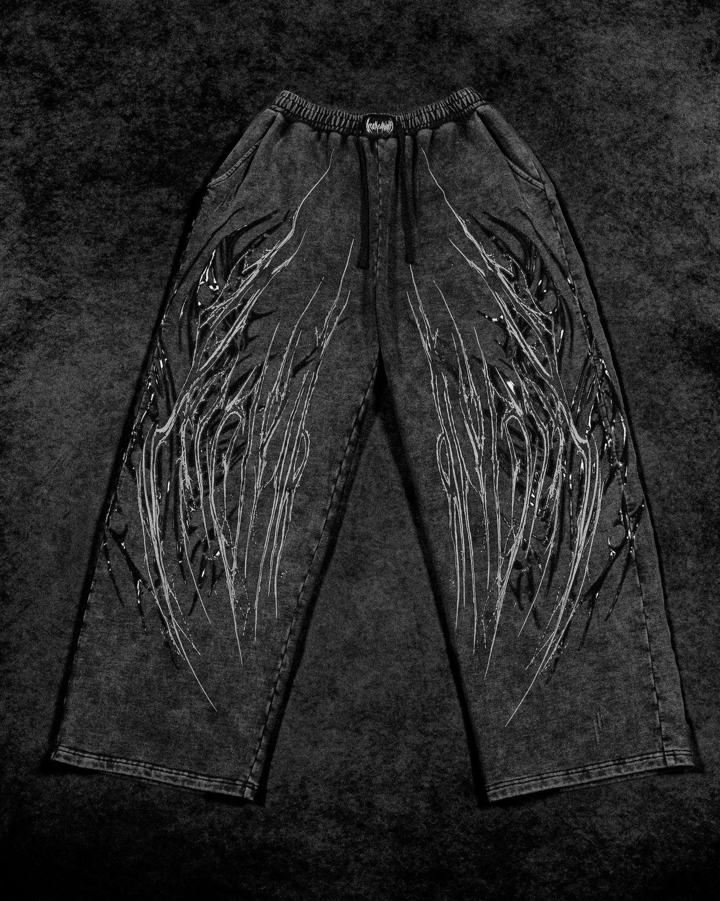 VENOM TEXTURE SYMBIOTE BANANA SWEATPANTS
