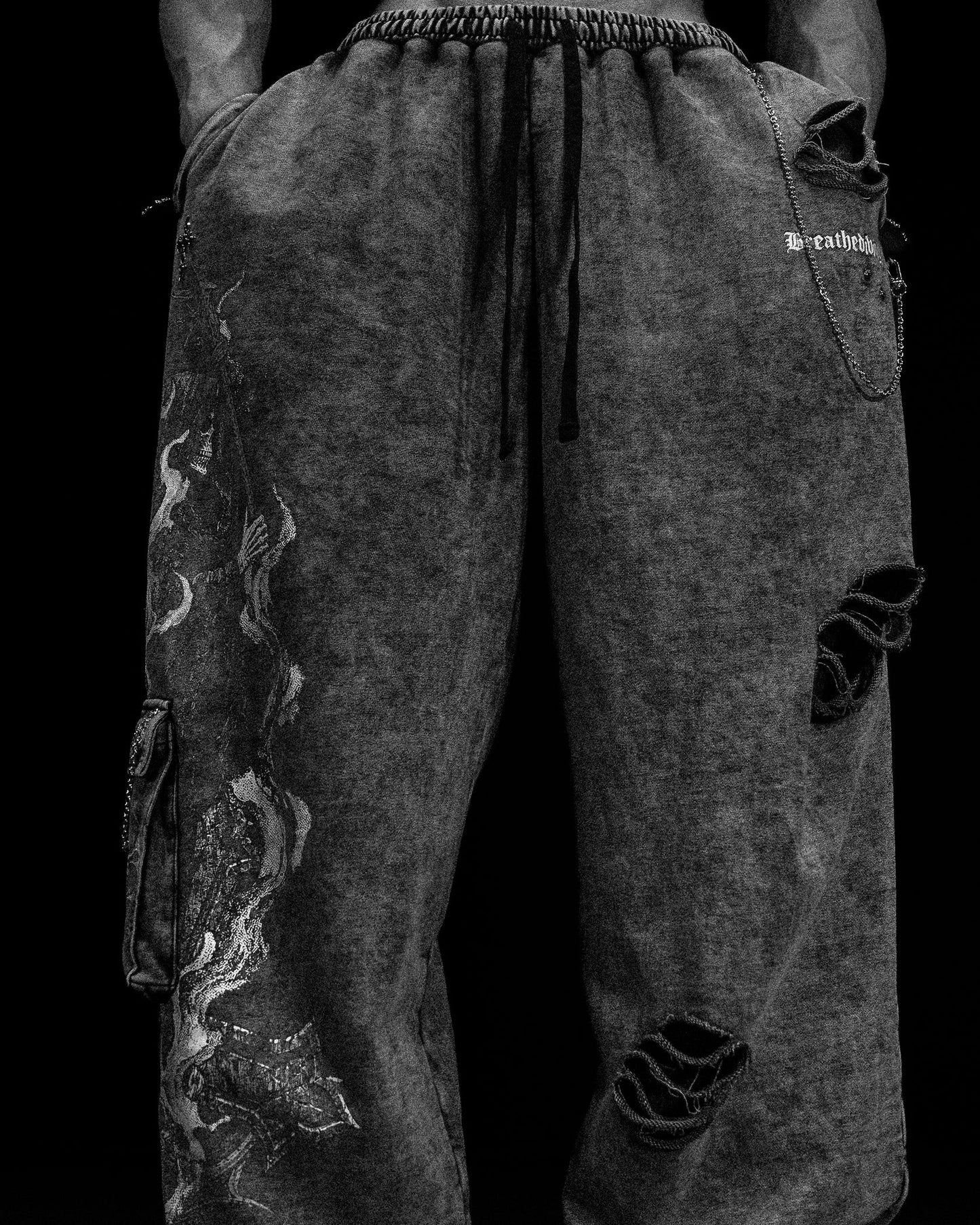 DEATHWISH LUXURY TARNISHED UNCUFFED CARGOS
