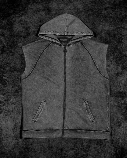 VENOM CUTOFF ZIP-UP HOODIE