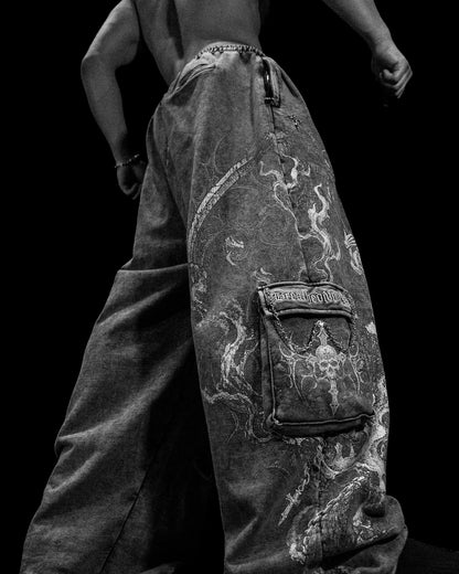 DEATHWISH LUXURY TARNISHED UNCUFFED CARGOS