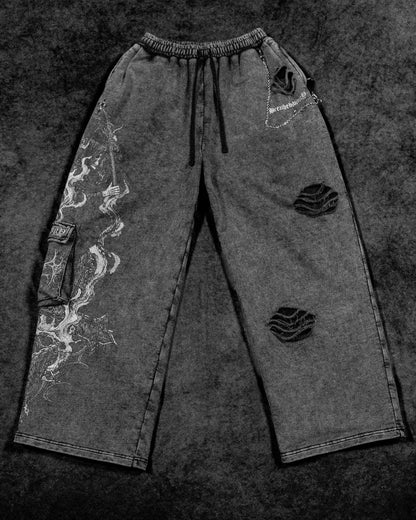 DEATHWISH LUXURY TARNISHED UNCUFFED CARGOS