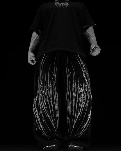 VENOM TEXTURE SYMBIOTE BANANA SWEATPANTS