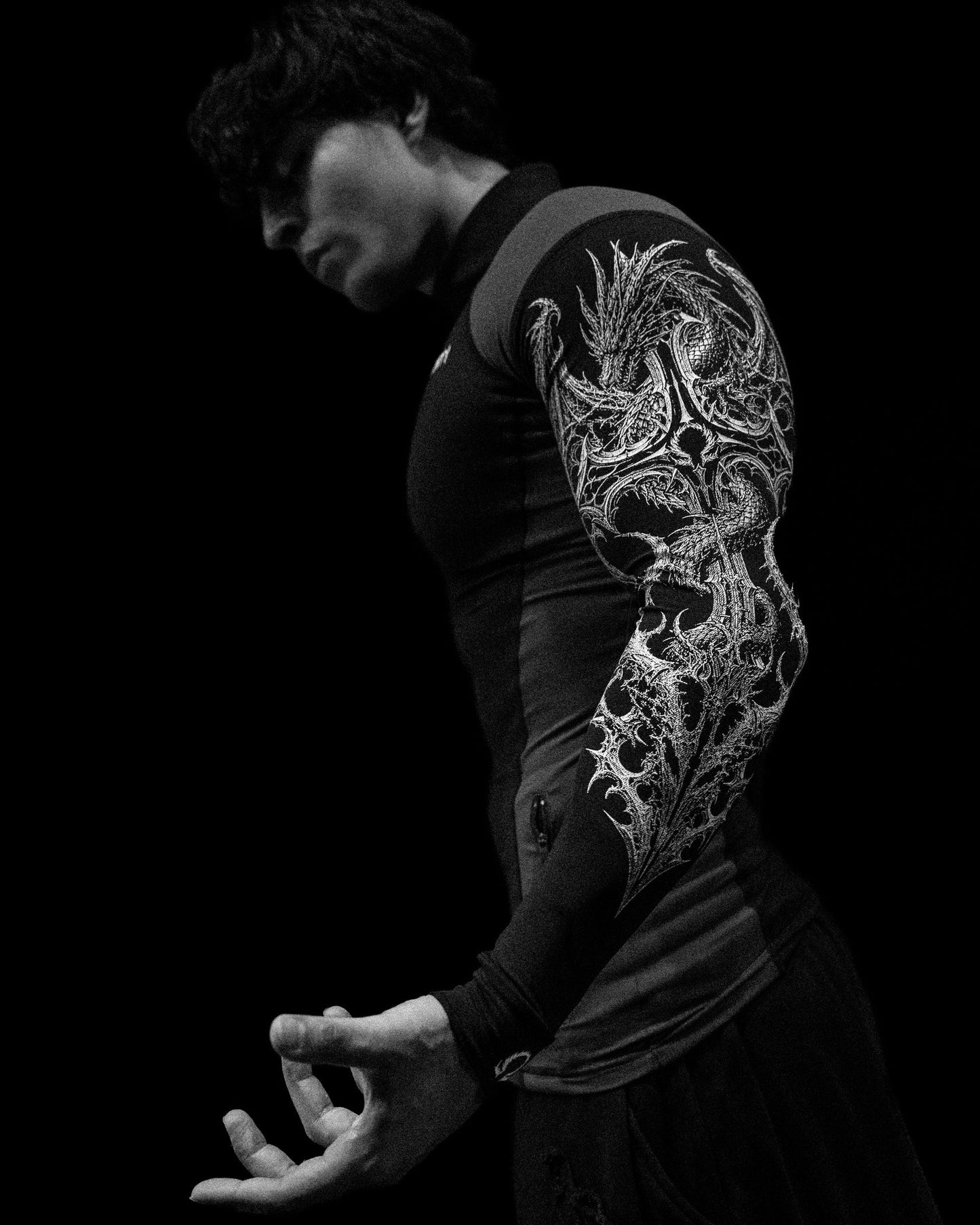 VOID TECH™ BLOOD WYVERN FULL-ZIP LONGSLEEVE COMPRESSION